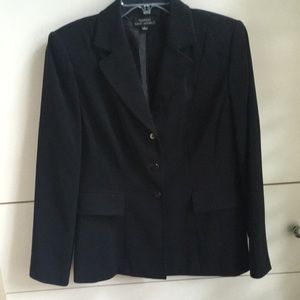 Black crepe pantsuit